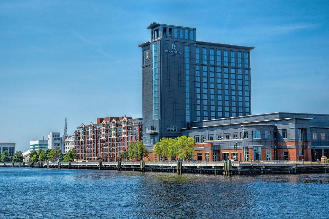 Portsmouth VA cityscape