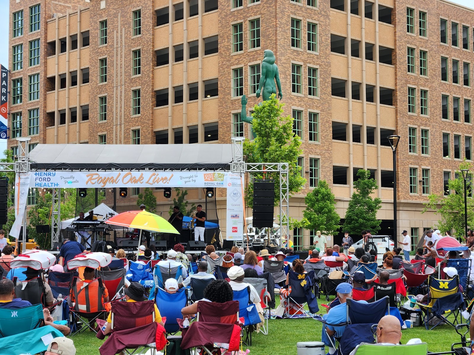 Royal Oak MI cityscape