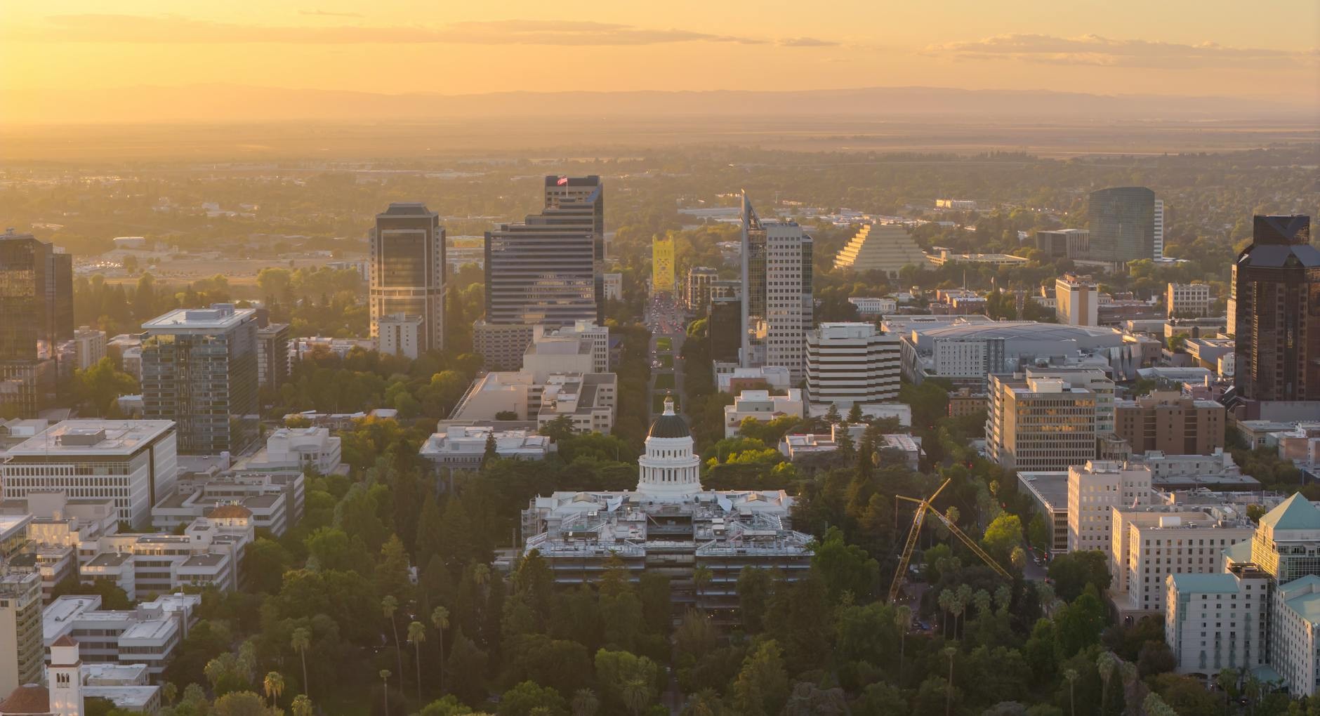 Sacramento CA cityscape