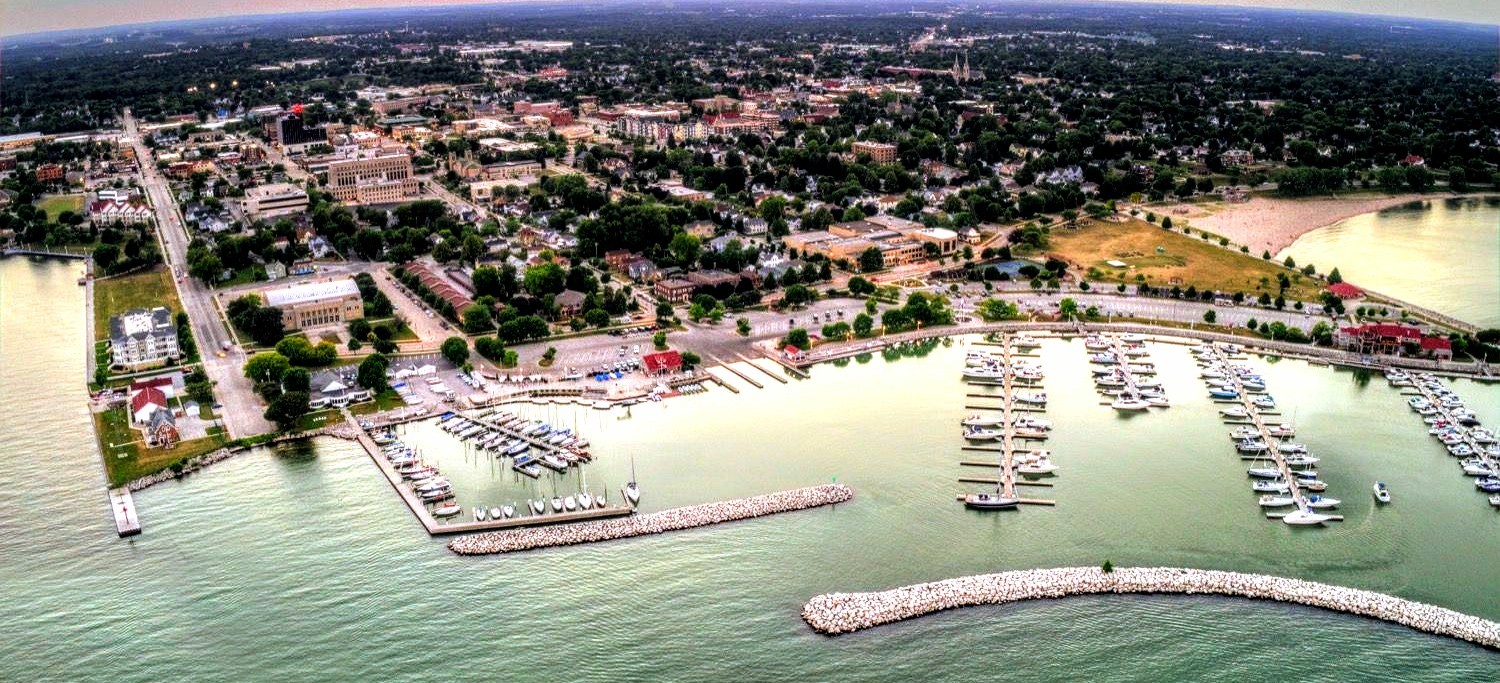 Sheboygan WI cityscape