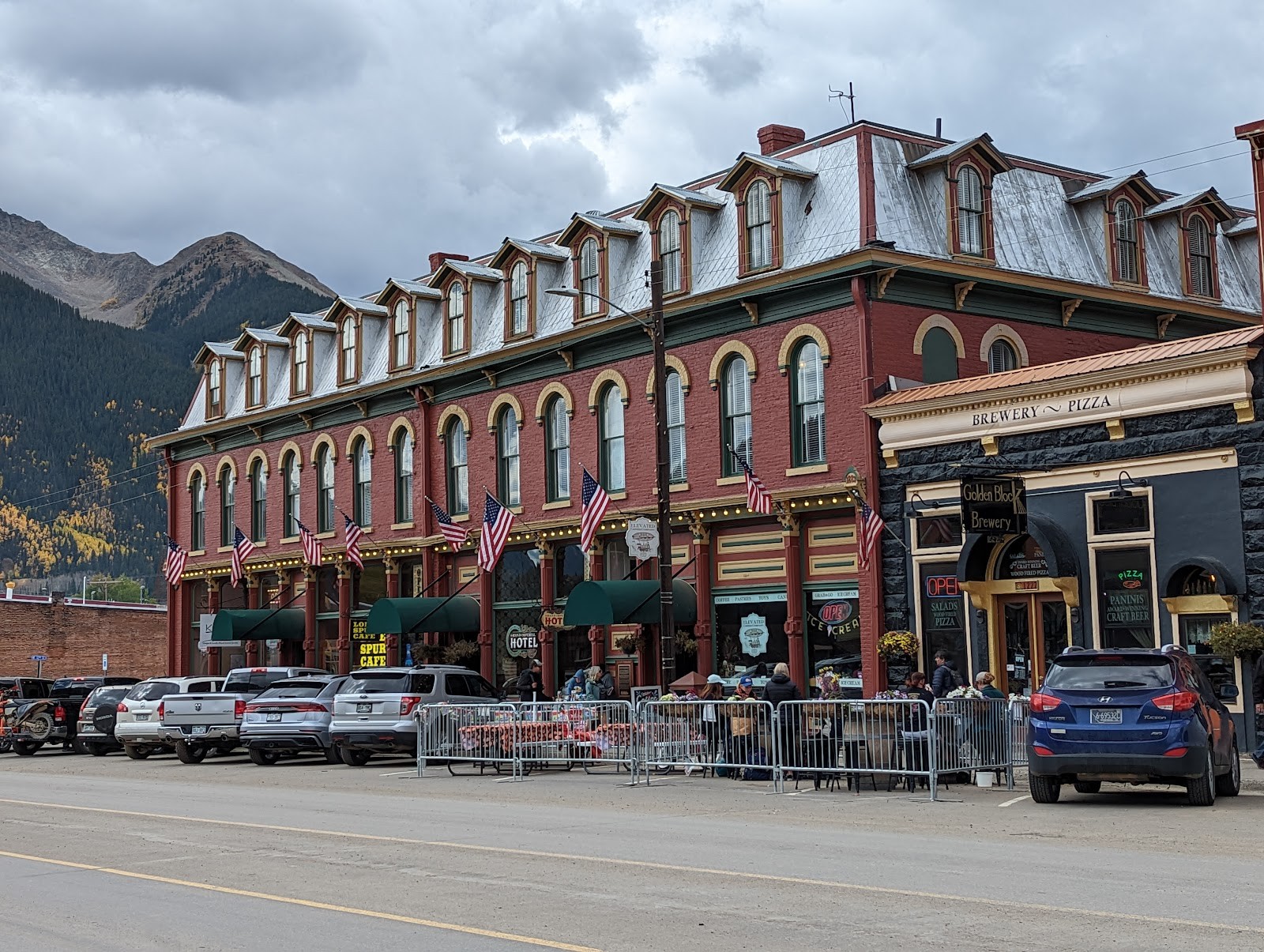 Silverton CO cityscape