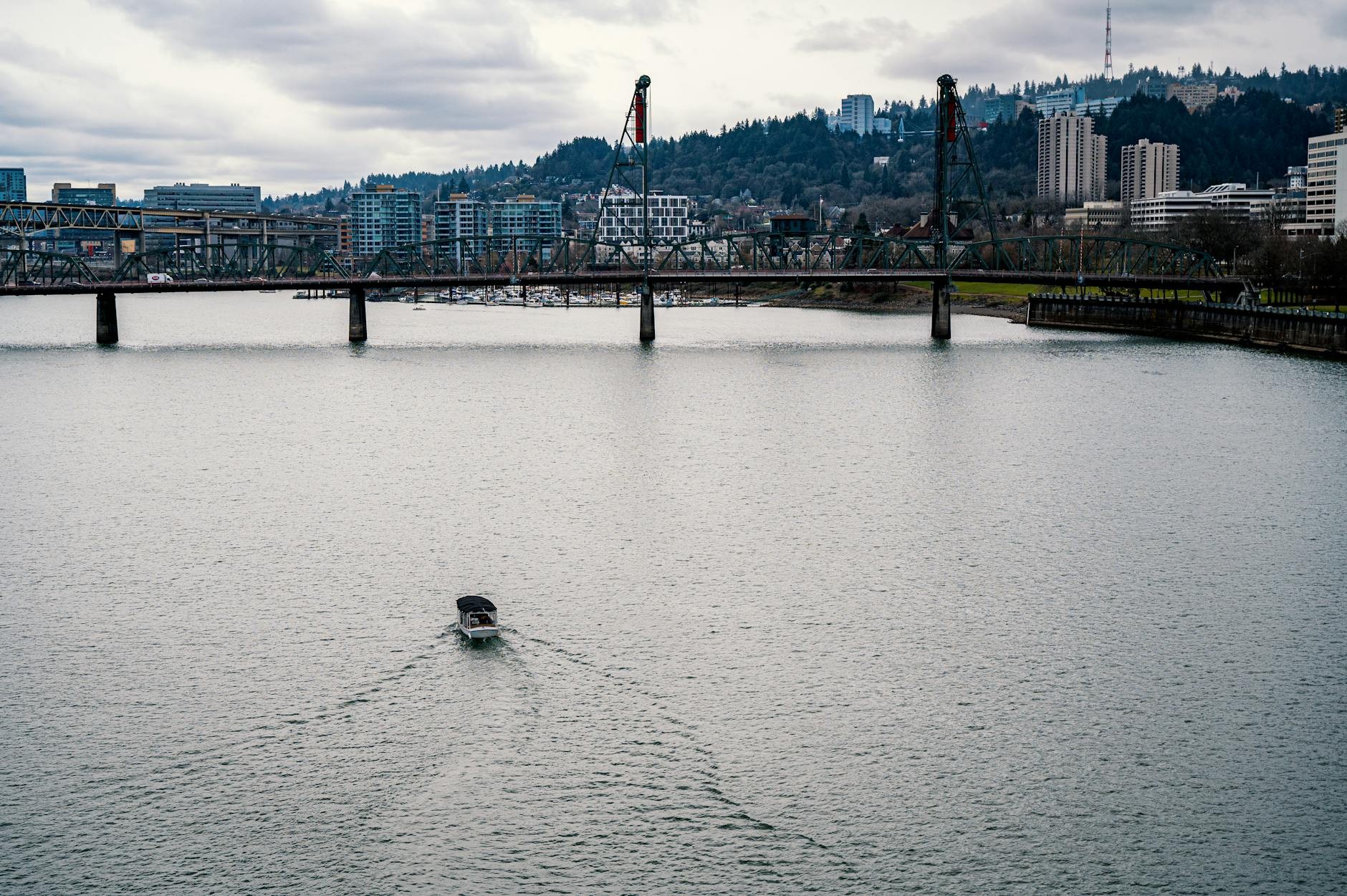 South Portland ME cityscape