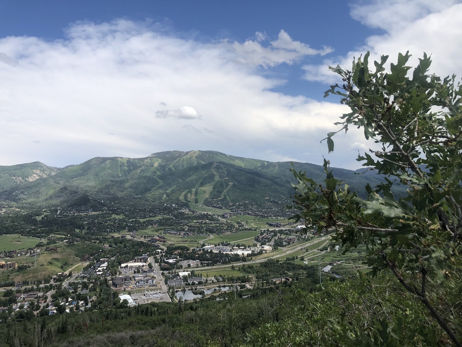 Steamboat Springs CO cityscape