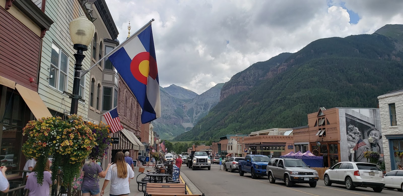 Telluride CO cityscape