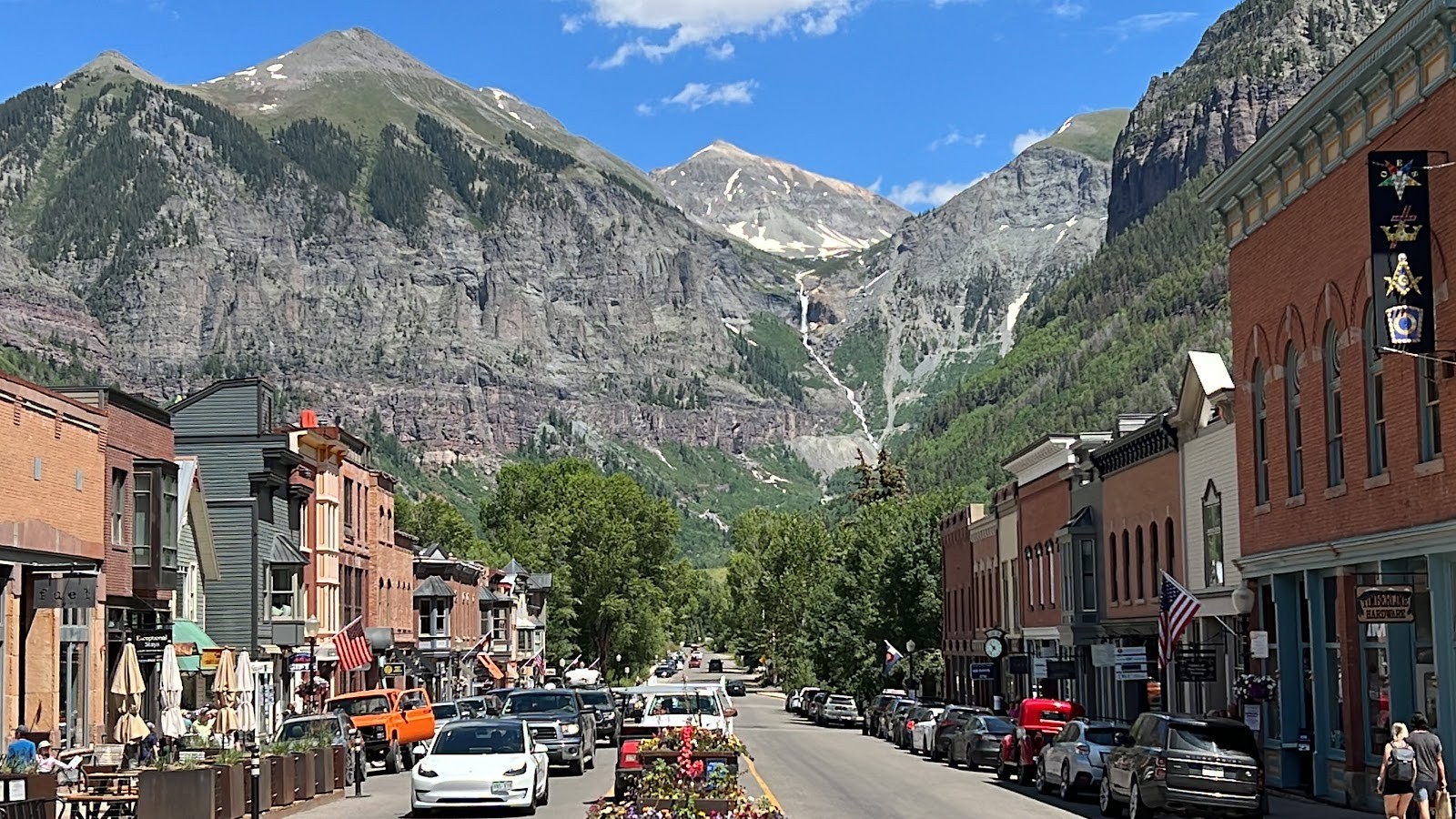 Telluride CO cityscape