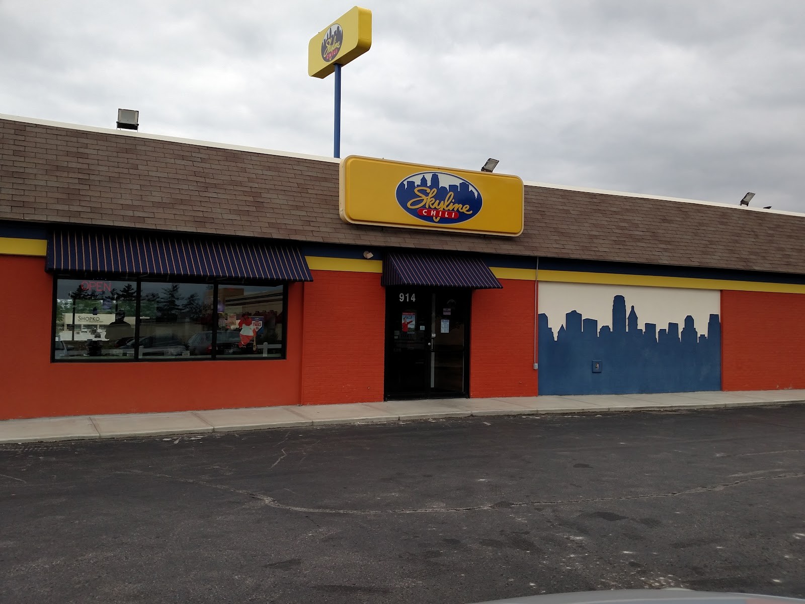 Terre Haute IN cityscape