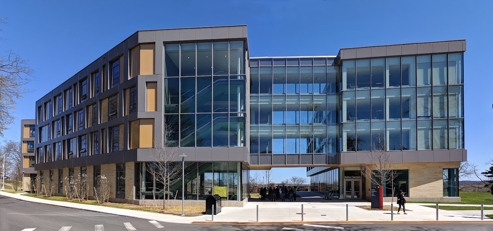 Waltham MA cityscape