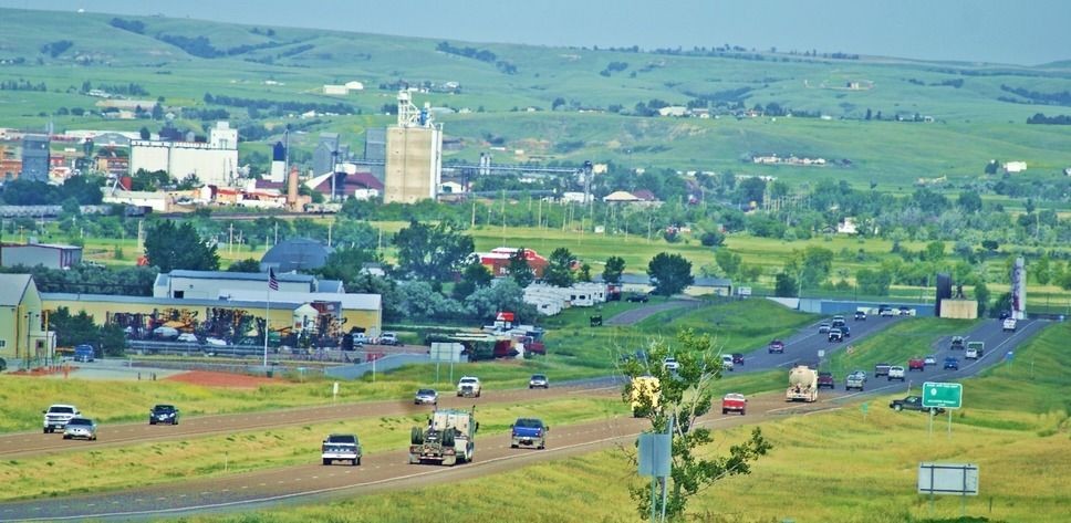 Williston ND cityscape