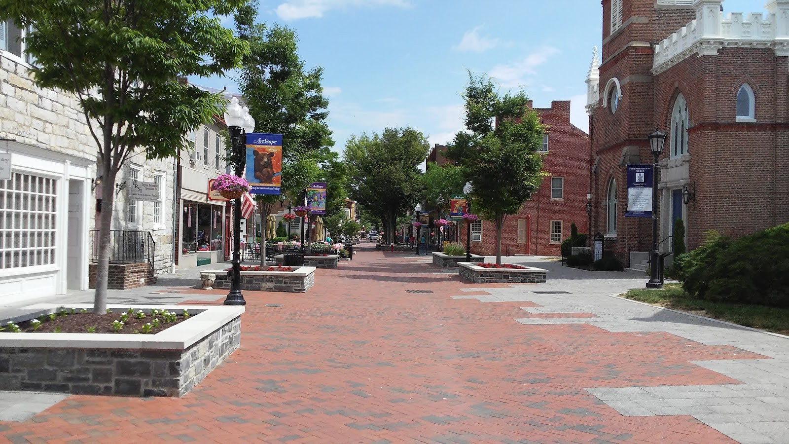 Winchester VA cityscape